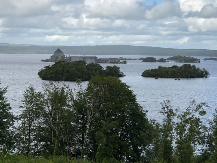 View of Station Island, Lough Derg